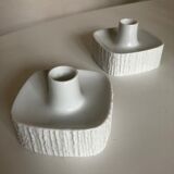 Pair of Scandinavian candle holders 1970 Thomas Rosenthal