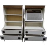2 coiffeuses / tables de chevet vintage