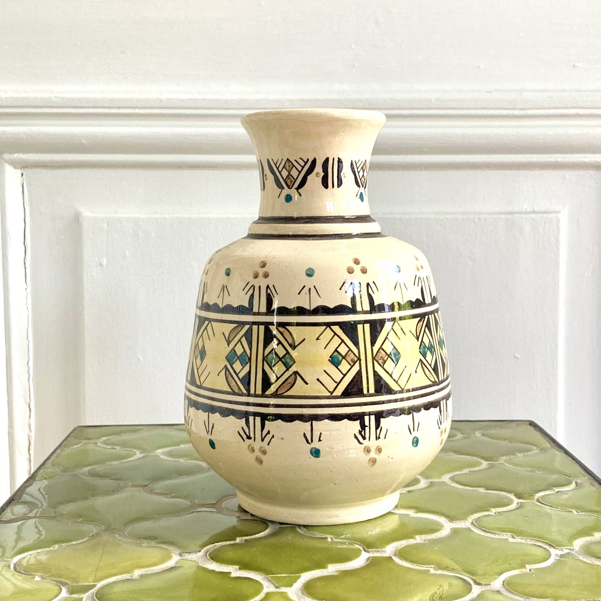 Handcrafted pottery vase