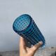 Vase en verre bleu Gral 1960