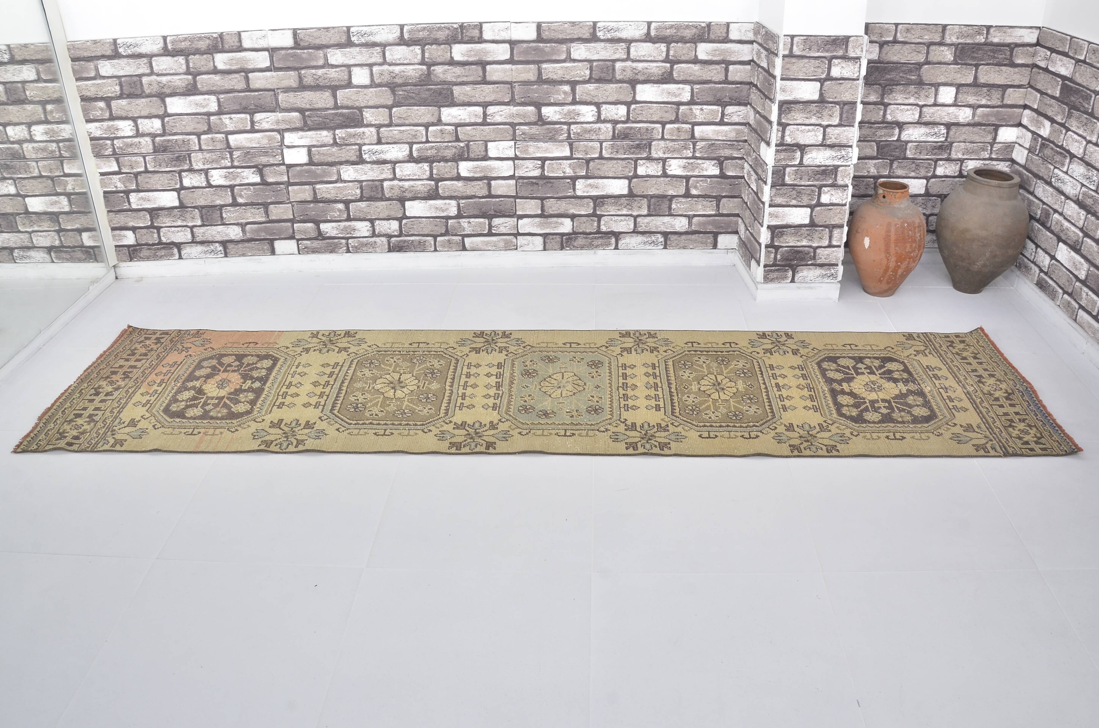 Anatolian Decorative Oushak Runner Rug
