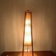 Lampe de sol en sisal et teck par Temde