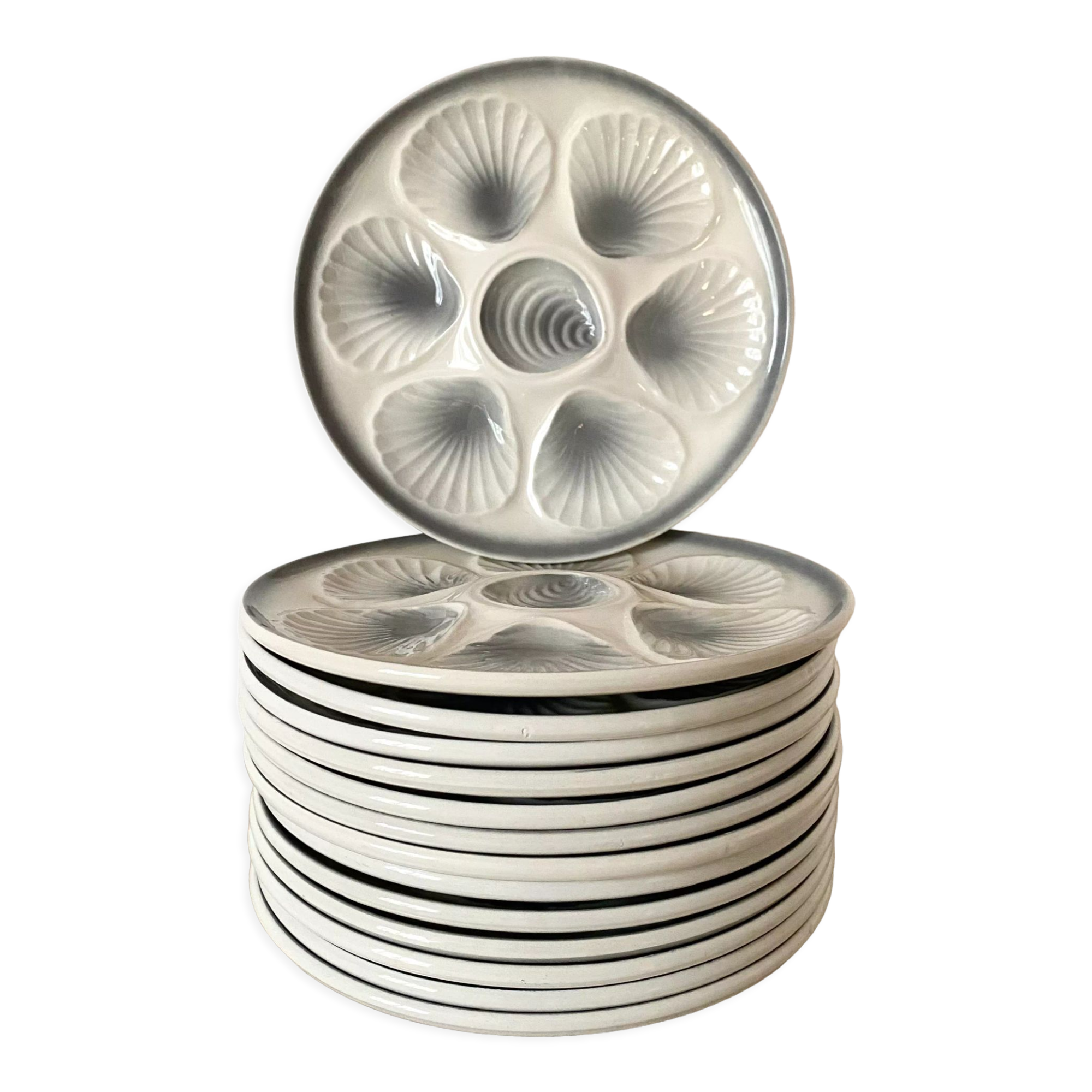 14 Moulin des loups oyster plates