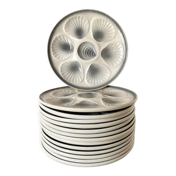 14 Moulin des loups oyster plates