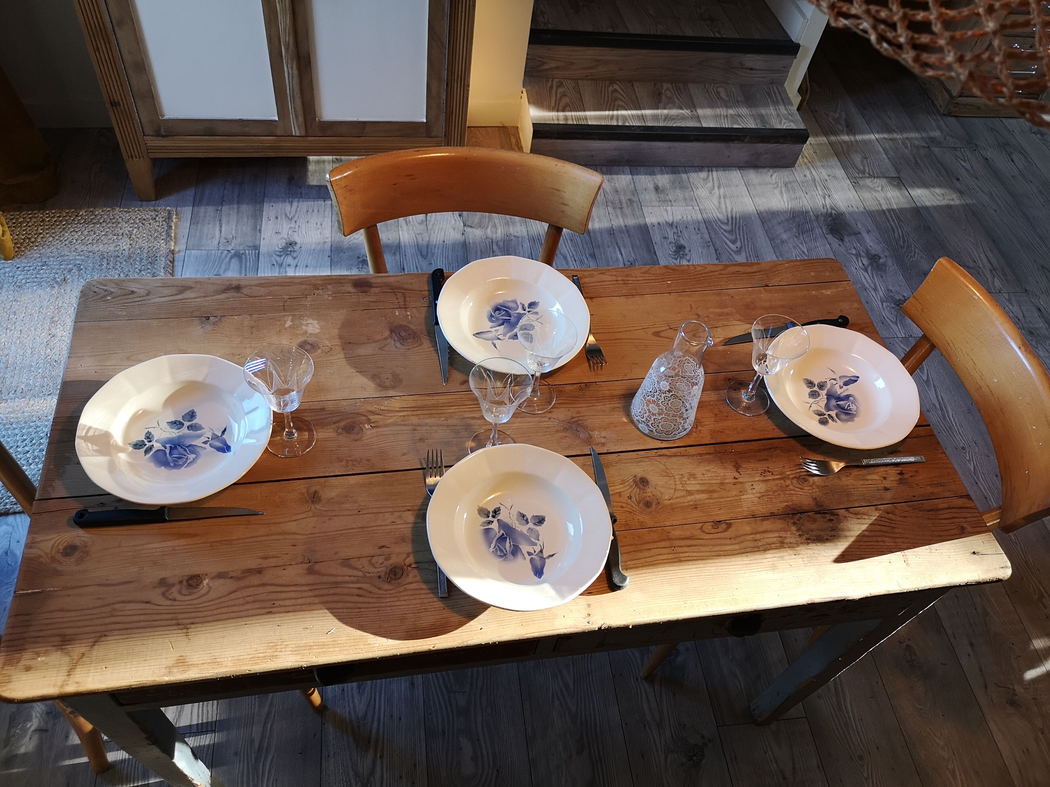 Vintage farm table