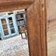 Teak mirror from Burma