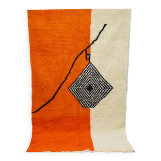 Handmade Moroccan Berber rug 252 x 148 cm