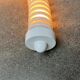 Snake floor lamp Boalum postmodern space age model by Livio Castiglioni and Gianfranco Frattini for Artemide, 1970s.