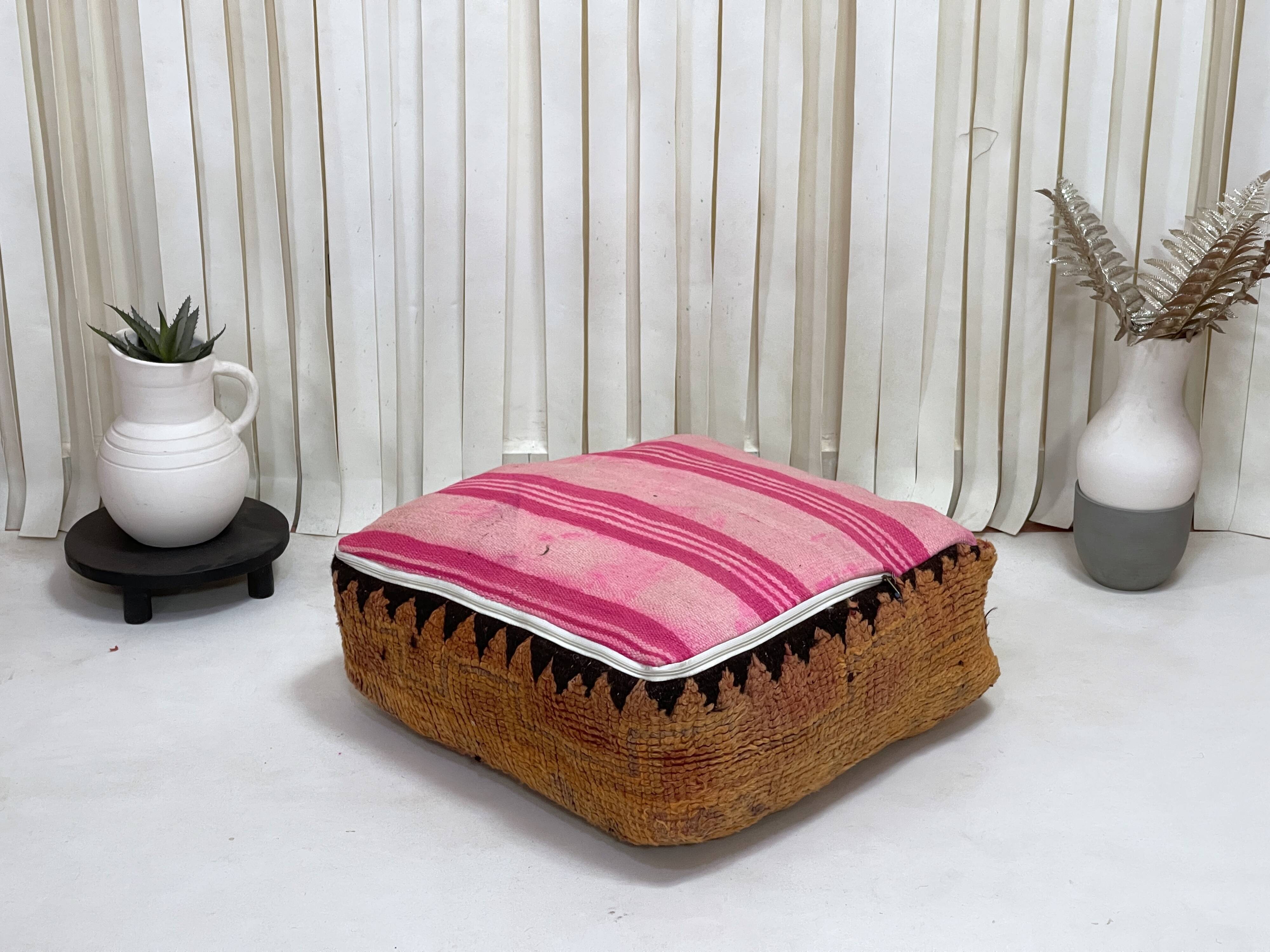 Moroccan Kilim Pouf