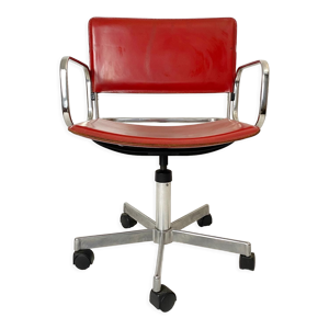 chaise de bureau en cuir