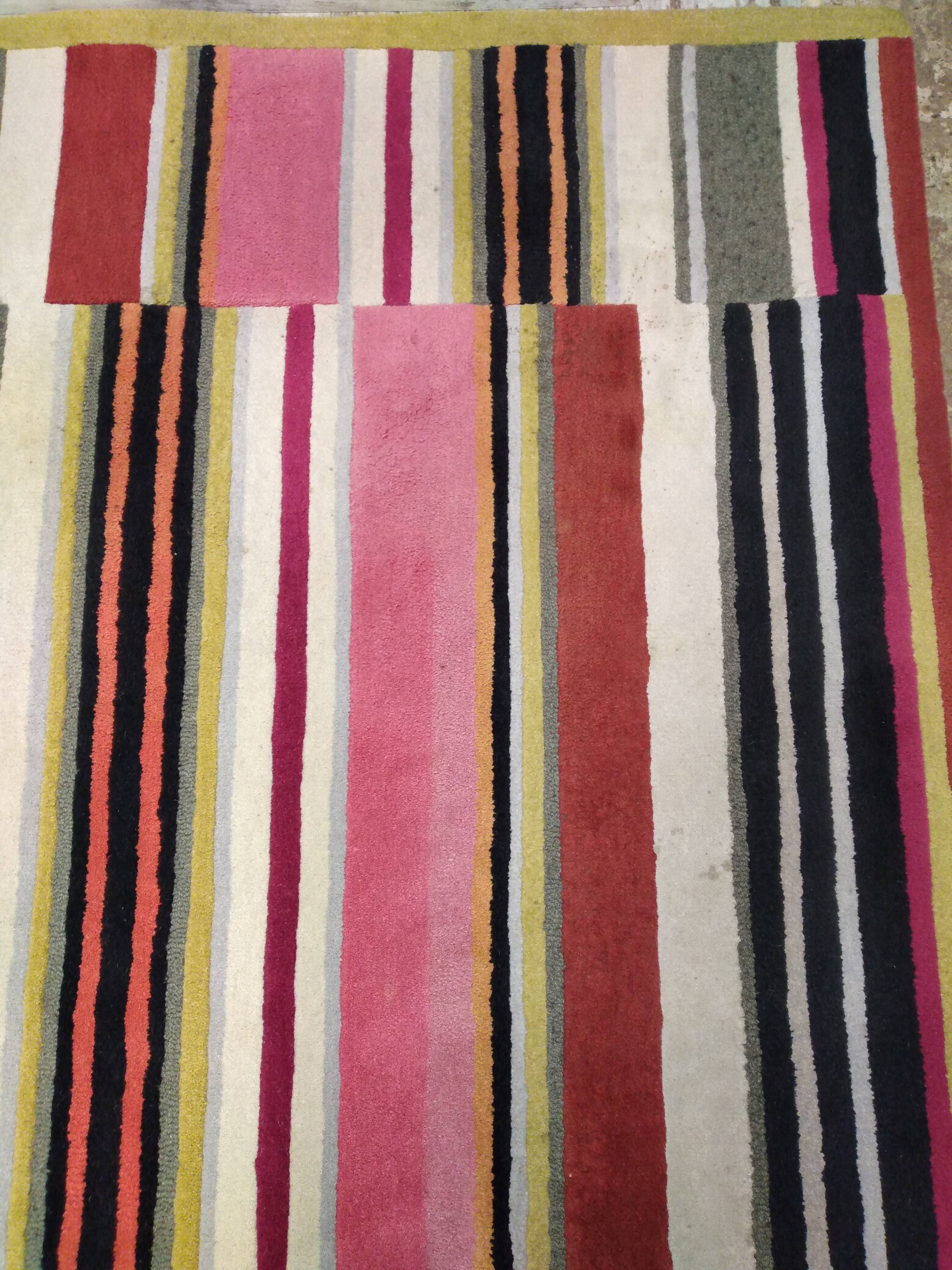 Kenzo rug "red pigalle" vintage