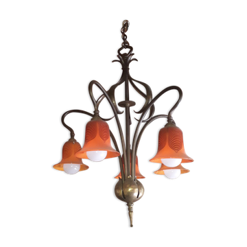 Art Nouveau chandelier Austria