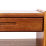 Vintage side table with drawer 1960s-1970s teak