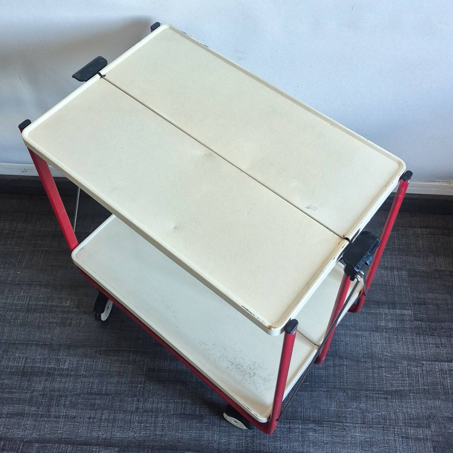 Dessert sideboard design Louis Lucien Lepoix vintage 80s