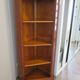Corner bookshelf - Pentagon shape - Solid wood - 1980s - Richelieu