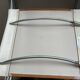 Mies van der Rohe armchair in white leather and chrome MR20 Thonet collection
