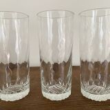 3 verres haut à orangeade ou coktail vintage, Félix Potin La Parisienne
