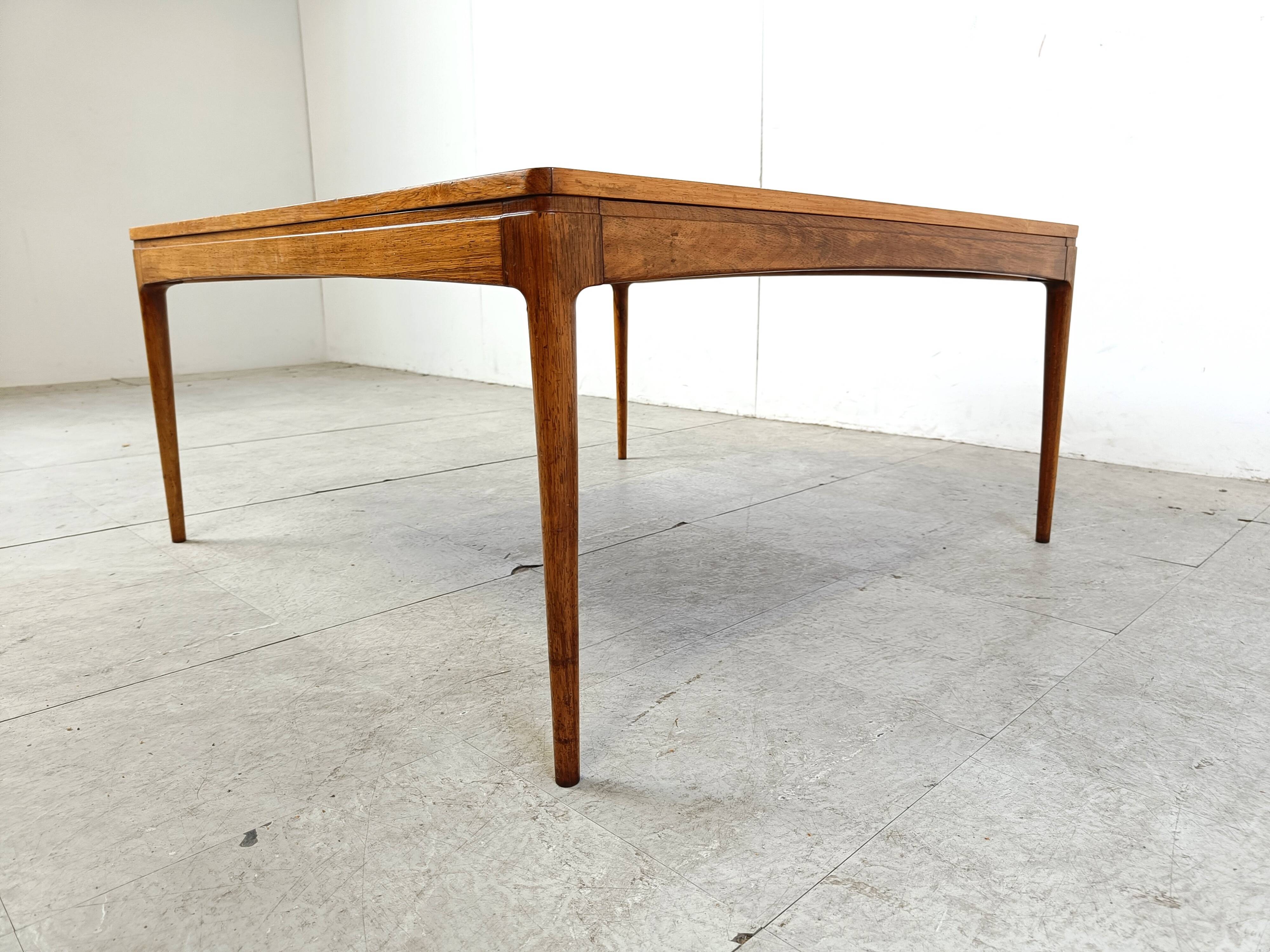 Mid century scandinavian coffee table by Ole Wanscher for AJ Iversen, 1950s