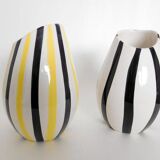 Pair of Vintage Vases • Jumbo • Gouda Holland • Earthenware • 1956