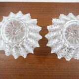 Ensemble de deux lampes de table de Kamenicky Senov, années 1960