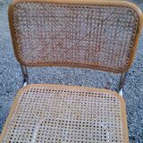 Set of 4 chairs cesca B32 Marcel Breuer Italian edition 1970