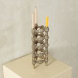 Brutalistic Candle Holders, Stoff Nagel