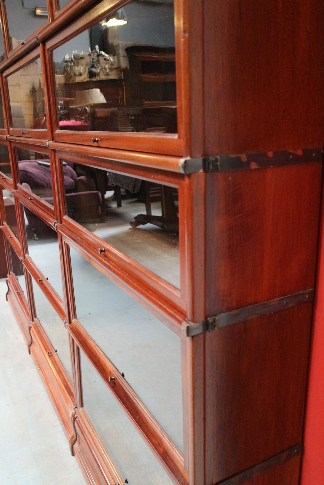 Antique mahogany bookcase