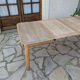 Antique extendable table