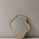 Archibald wooden mirror – 40×35 cm – Mirror - slight snag on the mirror