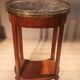Louis XVI style marble top side table
