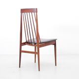 Suite of 6 rosewood bar chairs from Rio