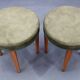 Pair of Art Deco stools, Czechoslovakia, 1940s