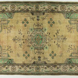 Tapis vintage anatolien fait à la main 294 cm x 192 cm