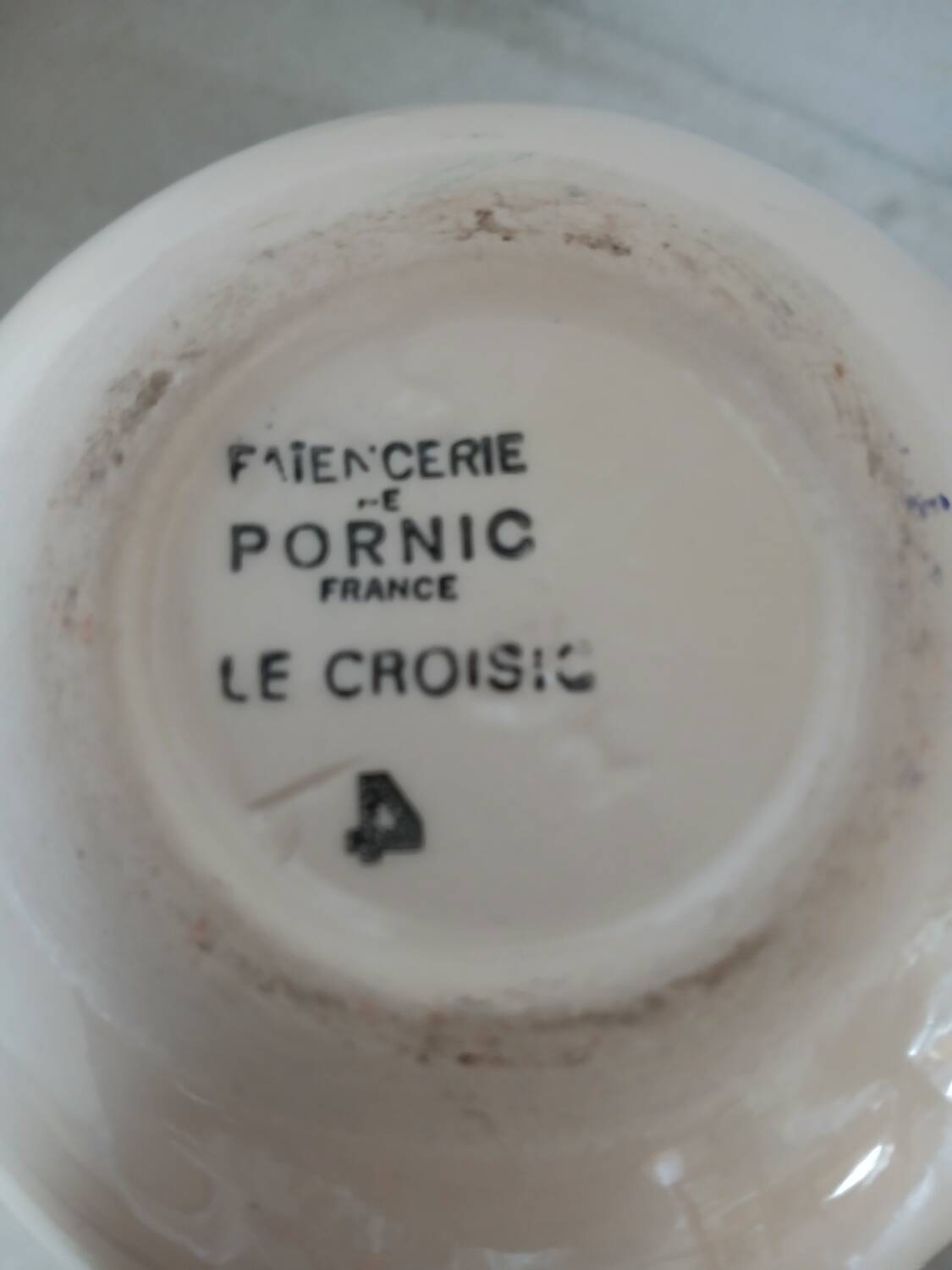 Breton ceramic vase / flower pick