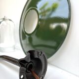 Wall lamp COL de Cygne in cast steel, fully restored 1920 1930