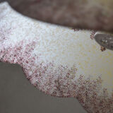 1970's French Vintage Domed Pendant Lamp Shade