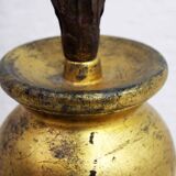 Golden wheat sheaf lamp base