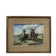 Tableau huile scène camarguaise 20ème