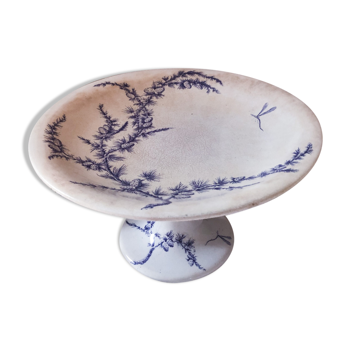 Compotier in English porcelain