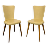 Paire de chaises en sky années 60