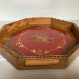 Venetian style wooden tray