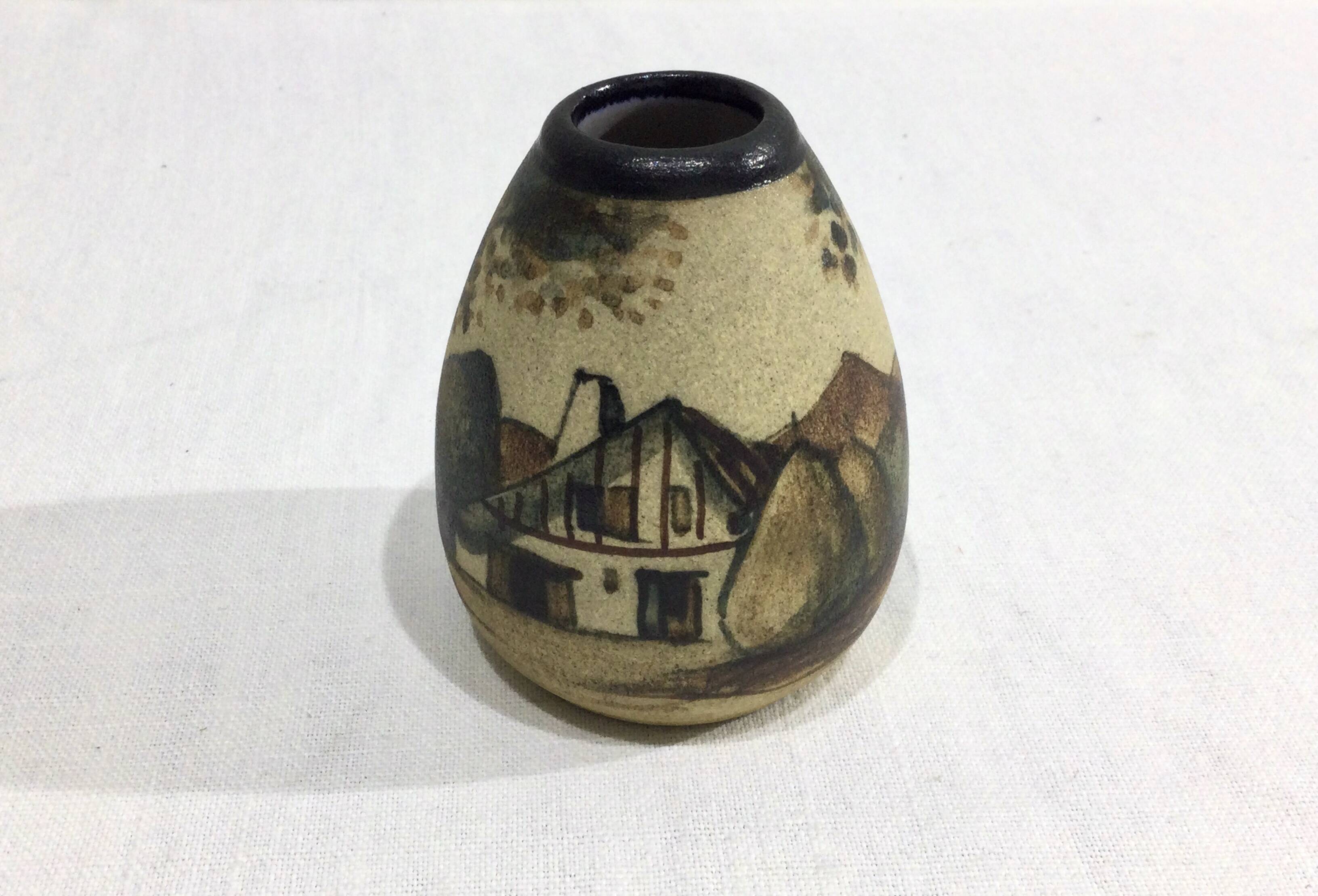Ciboure Small Ovoid ceramic vase