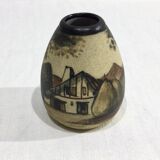 Ciboure Small Ovoid ceramic vase