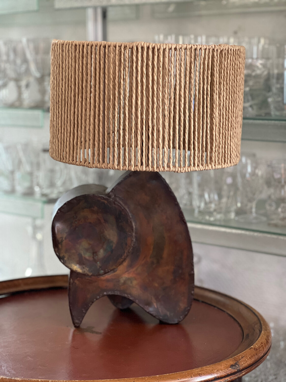 Brutalist table lamp
