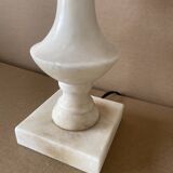 Old alabaster table lamp