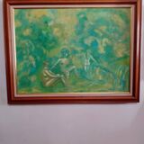 Dominique Déhais huile sur toile, 1987