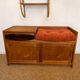 Low entrance furniture in teak Chippy
