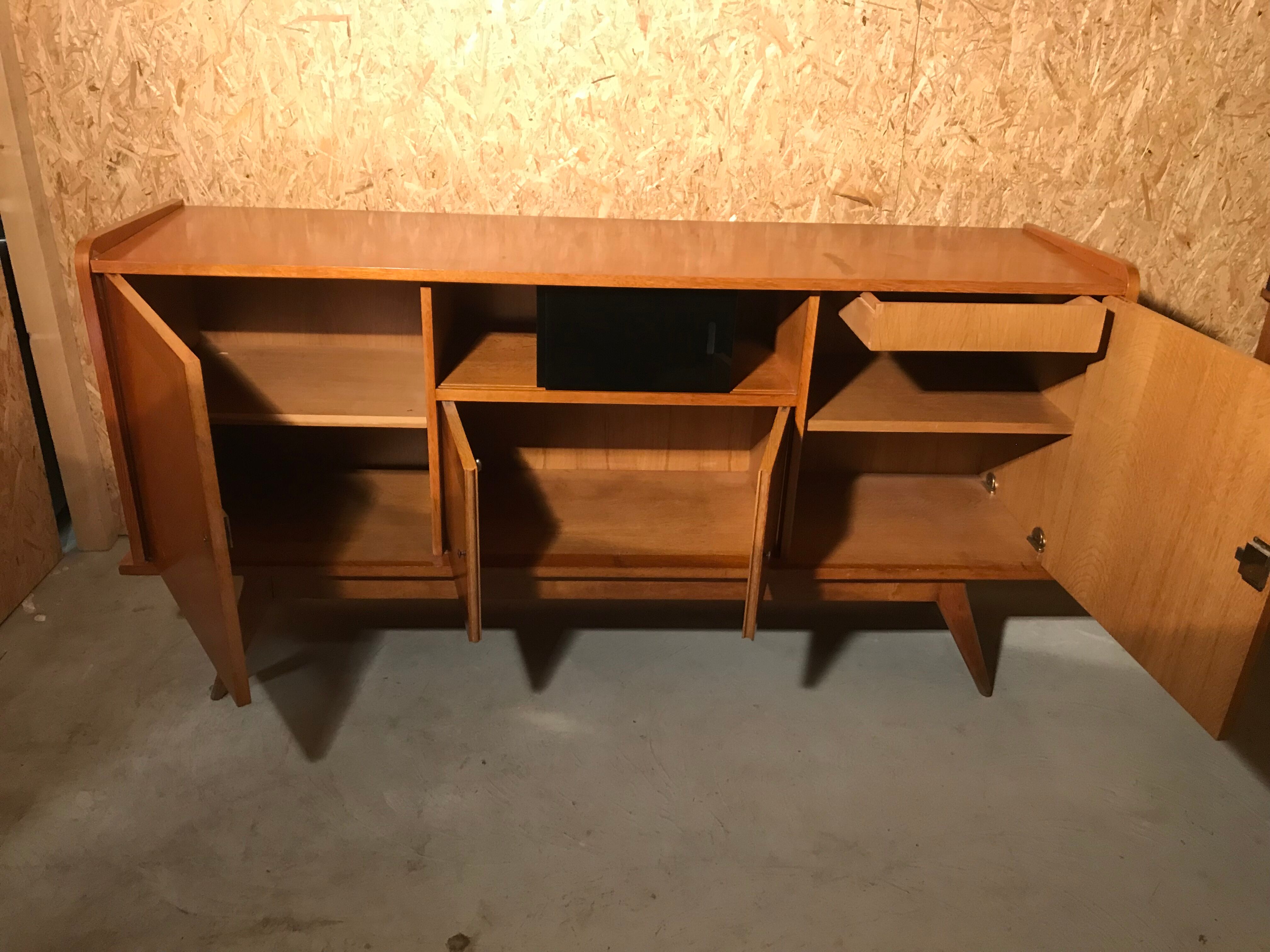 Sideboard feet compass vintage year 50/60s