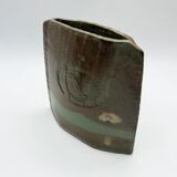 "Totem" vase signed by Anthony Pitot – unique piece, 1980s