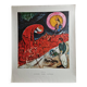 Poster after Marc Chagall "the red roofs" 63 cm by 75 cm